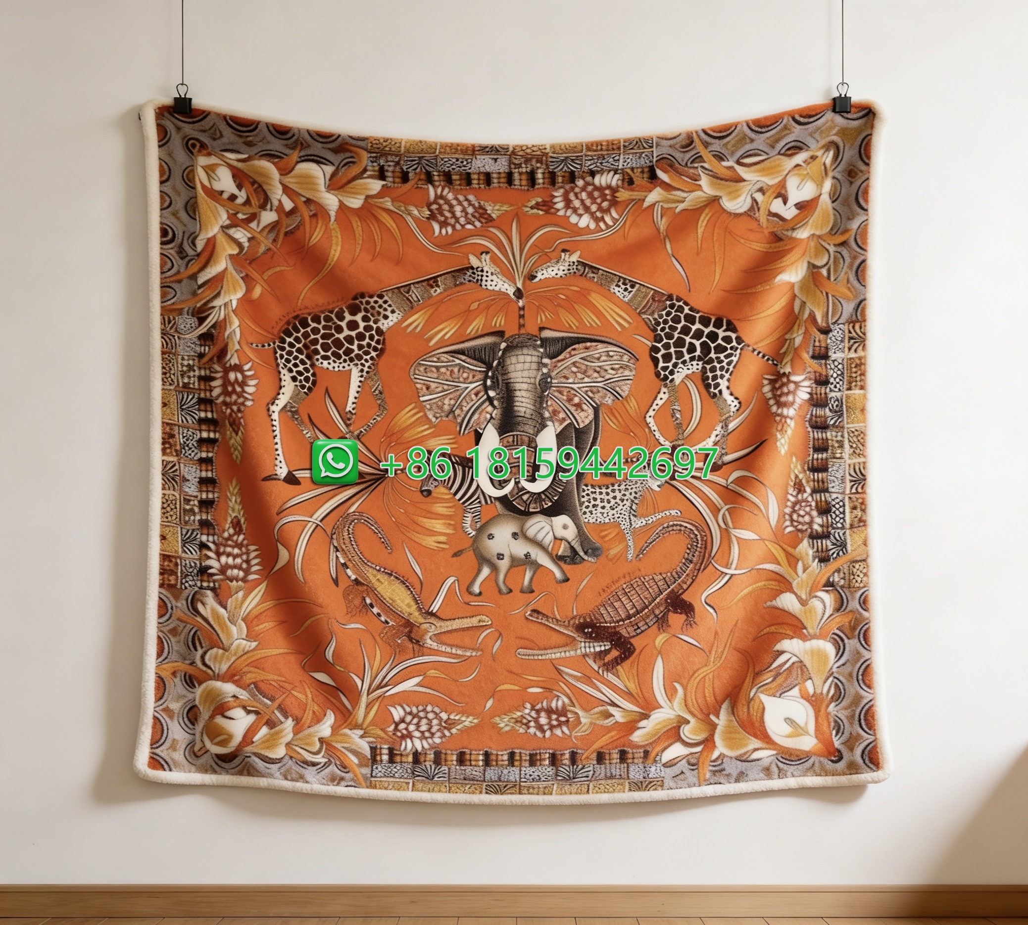 Hermes Throw Blankets